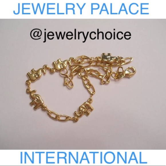 🆕14K Gold Filled Dancing Elephants Charm Anklets. - Picture 8 of 10